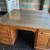 Antique oak partners executive double sided desk 1 thumbnail