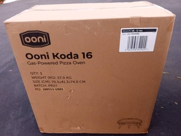 New ooni gas powered pizza oven 1