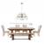 ~ ~ ~ Hampton Bay 5-Light Brushed Nickel Chandelier ~ ~ ~ 4 thumbnail