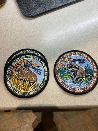 PA Game Commission Working Together For Wildlife Patches New 1