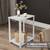 White Nightstand, Side Table Without Drawers, Wooden End Table for Bed 5 thumbnail