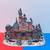 Disney Village Sleeping Beauty's Castle Holiday Sculpture DAMAGED tink 7 thumbnail