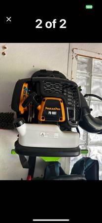 Leaf backpac blower new 1