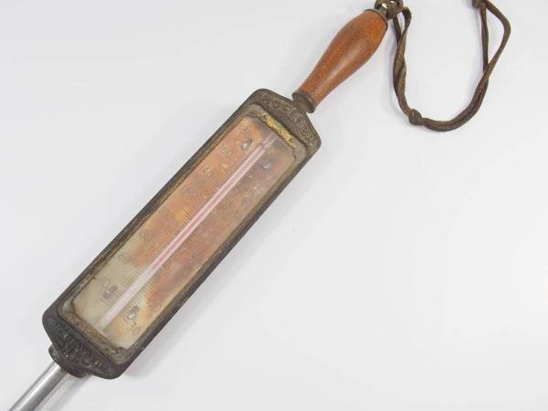 ANTIQUE THERMOMETER FOR CANDY OR MANUFACTURING BY MOELLER 1