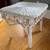 Set of 3 white wicker nesting tables 1 thumbnail