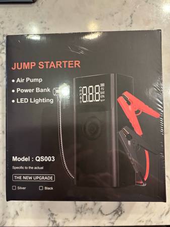 New car jump starter with air pump 1