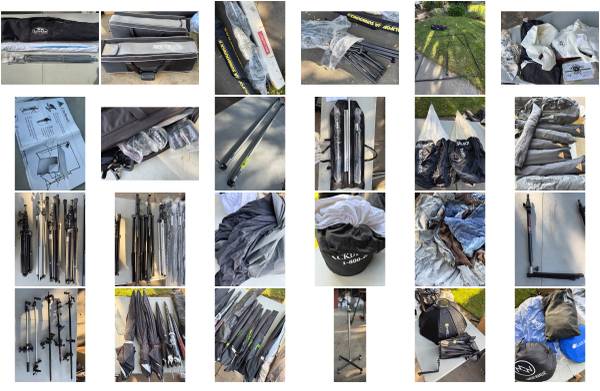 MASSIVE Studio Equipment LOT -Stands/Softbox/Backgrounds/Cases 1