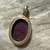 Sterling Silver raw Amethyst Pendant 3 thumbnail