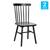 2 Solid Wood Windsor Dining Chairs – Armless, Durable, Assembled 8 thumbnail