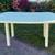 WHITE RESIN PLASTIC OUTDOOR PATIO TABLE 1 thumbnail
