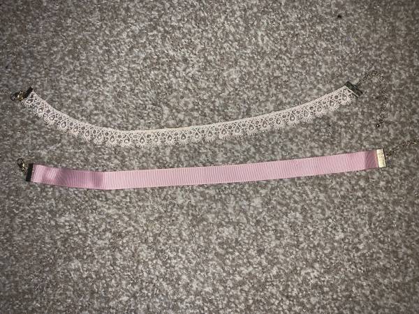 Pink Choker Necklaces 1