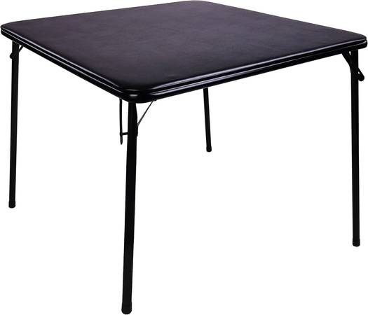 NiB - cosco all black 34 inch card table 1