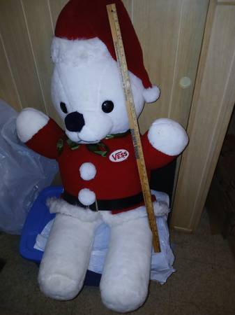 Large stuffed bear - Xmas theme 1