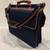 Targus Laptop bag Vintage Leather Cloth Blue Brown 3 thumbnail