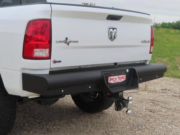 New Ranch Style Rear Bumper 10 - 18 Dodge Ram 2500 3500 Smooth Plate 1