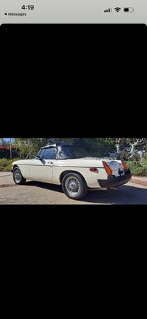 1979 MG convertible - $17,000 (Fallbrook)63440157831297121