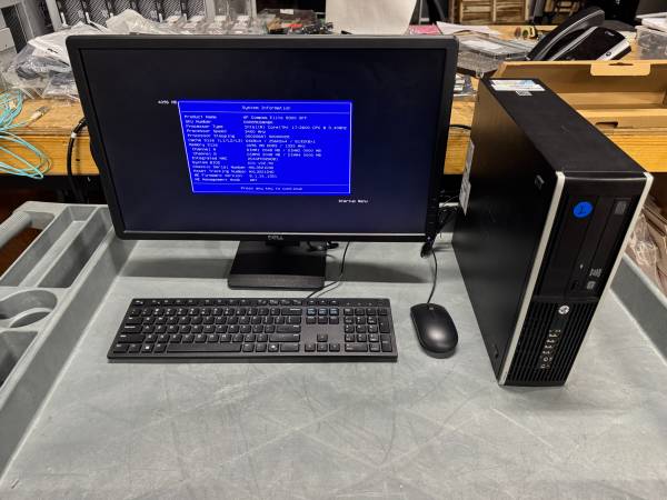 Workstation Bundle: Monitor, Computer  (NO HDD/OS), Mouse, Keyboard 1