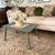 Refurbished Mid Century Coffee Table Ocean Green Turned Spindle Legs Solid Maple 2 thumbnail