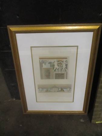 Framed Picture Artwork 28"x36" AD.41 1