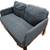 FS: Used Gray love seat 1 thumbnail