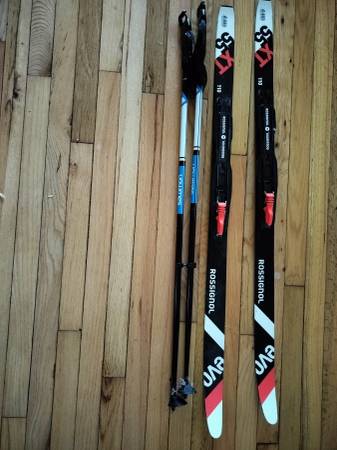 Ski and poles snow Rossignal XT50 110cm length 1