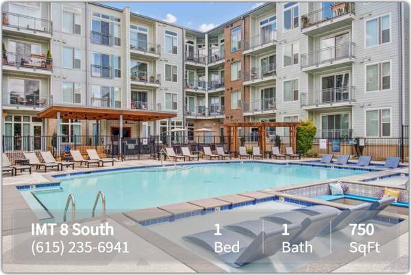 $1,930 / 1br - 750ft2 - Don't let this fabulous 1 bed 1 bath apartment get away!! (Nashville - Near Downtown)63680281591043120