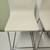 Ikea 2x bernhard white leather bar stools each 9 thumbnail