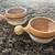 Pair of 1970’s Stoneware Soup Bowls with Handles 5” 1 thumbnail