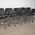 10 Mid Century Modern Walnut Wood and Gen. Leather Office Chairs 1 thumbnail