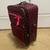 Black with Hot Neon Pink Polka Dot Luggage Checked Rolling Luggage wit 4 thumbnail