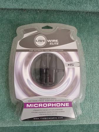 Live Wire Elite 15' professional quad microphone cable 1