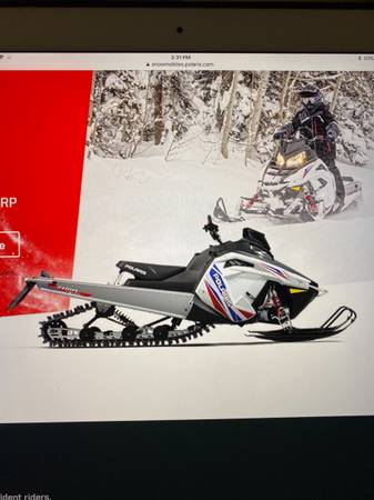 Polaris Snowmobile in brand new condition. Most desirable model. 1