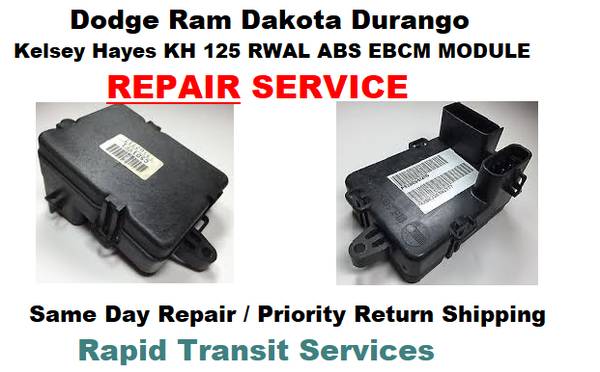 Dodge Ram Dakota Durango Kelsey Hayes 125 RWAL ABS EBCM module REPAIR 1