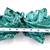 Vintage KBNY Ceramic Imported Italy MCM Turquoise Leaves Dish Signed 5 thumbnail