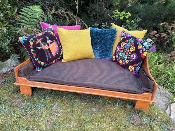 Low Lying Wood Sofa Bed, Lounge, Bench or XLarge Pet Bed 1