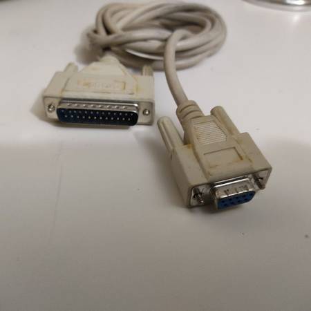 DB9 Female to DB25 Male Cable For Sale (6 Feet) - $5 (Los Angeles)634714690191391216