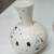 5.5" tall white with black spots ceramic vase 1 thumbnail