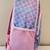 Girls 16” School Backpack 2 Pocket Pink Purple Water Bottle Holders 4 thumbnail