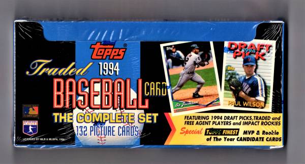 1994 Topps Traded Factory Sealed Set w/Finest Inserts GREAT DEAL! Mint 1