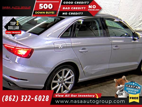 2015 Audi A3 A 3 A-3 Sdn quattro 20T 20 T 20-T Premium Plus - $8,765 (The price in this ad is the downpayment)63618038731905121