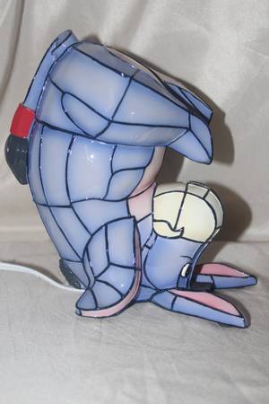 “Some Days Look Better Upside Down” Tiffany-style Accent Lamp 1