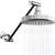SparkPod Round Rain Shower Head with Shower Head Extension Arm - NEW 1 thumbnail