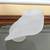 Vintage Frosted Acrylic Necklace & Earrings Display 4 1/2" Tall 3 thumbnail