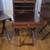 Unique Antique Side Table With 4 Pull Out Snack Tray 7 thumbnail