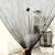 (2) Black and White Door String Curtains for Doorways. 7 thumbnail