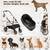 Foldable 4 Wheels Pet Stroller for Small/Medium Dogs Cats up to 55lbs, 3-in-1 Do 10 thumbnail