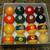 VINTAGE OFFICIAL SIZE POOL BALLS 8 BALL SET 1 thumbnail