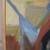 ABSTRACT EXPRESSIONIST OIL PAINTING FRAMED 3 thumbnail