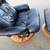 Palliser Leather Recliner Reclining Chair with Ottoman Similar to Ekornes Stress 5 thumbnail