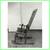 Circa 1990's Steel + Leather Strap Rocking Chair 5 thumbnail